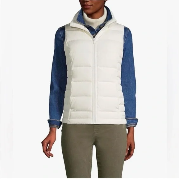 Lands End Women’s Puffer Down Vest - Picture 10 of 10